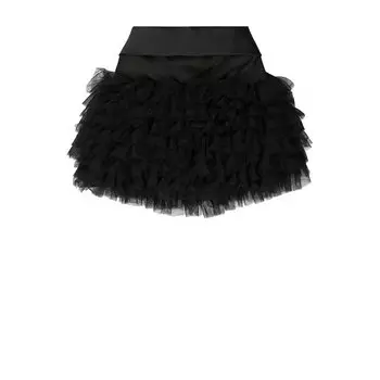 Мини-юбка с рюшами и бантом Monnalisa