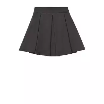 Мини-юбка с широким поясом и защипами Aletta