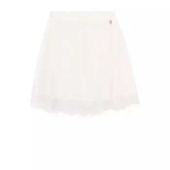 Многослойная кружевная юбка Lanvin