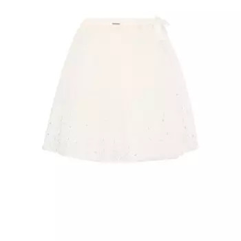 Многослойная юбка со стразами и бантом Twinset