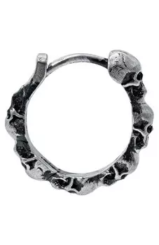 Моносерьга Черепа GL Jewelry