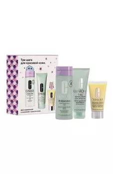 Набор 3-Step Dry Combination Set (50+100+200ml) Clinique