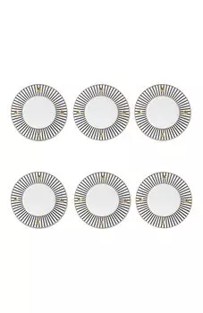 Набор Delphos Anthracite из шести тарелок Bernardaud