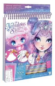 Набор для раскрашивания Неоновый скетчбук Nebulia Paremo