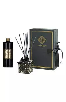 Набор Efesto Jewels Urban Black Kirce (ваза 200ml + рефил 500ml) Danhera Italy