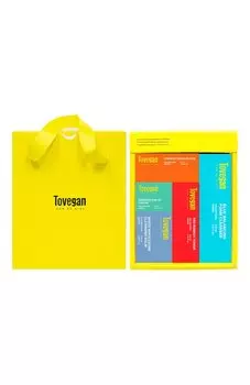 Набор GLOW UP для ухода за кожей лица (120+2x150+2x50ml) Tovegan