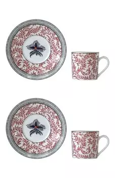 Набор из 2-х чашек с блюдцами для эспрессо Braquenie Bernardaud