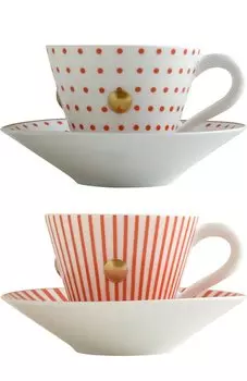 Набор из 2-х чашек с блюдцами Delphos Et Knossos Bernardaud