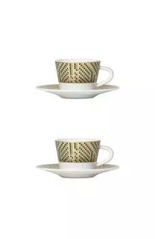 Набор из 2-х кофейных чашек и блюдец Augusta Bernardaud