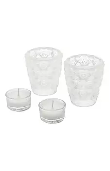 Набор из 2-х подсвечников Anemones Lalique