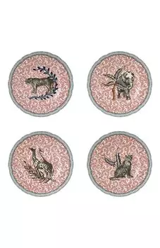 Набор из 4-х десертных тарелок Braquenie Bernardaud