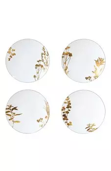 Набор из 4-х обеденных тарелок Vegetal Or Bernardaud