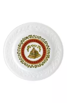 Набор из четырех десертных тарелок Louvre Noel Bernardaud
