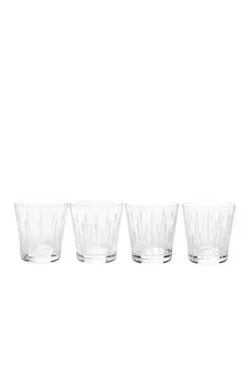 Набор из четырех стаканов для виски Lotus Lalique