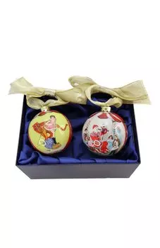 Набор из двух елочных игрушек Circus Tsar