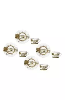 Набор Versailles из четырех чайных чашек с блюдцами Bernardaud