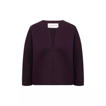 Накидка из шерсти и кашемира Valentino