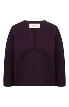 Накидка из шерсти и кашемира Valentino
