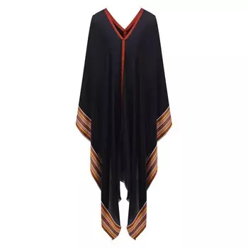 Накидка из смеси шелка и кашемира Loro Piana