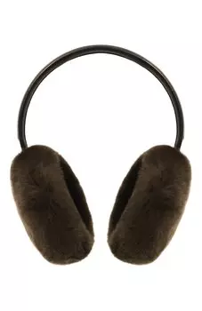 Наушники из меха кролика Yves Salomon