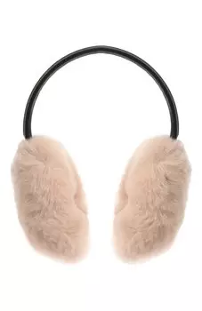 Наушники из меха кролика Yves Salomon
