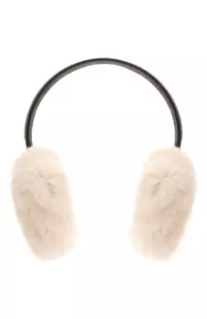 Меховые наушники из кролика Yves Salomon