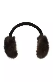 Меховые наушники из норки и соболя VICTORIA KUSENKOVA