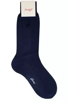 Носки из хлопка и шелка Brioni