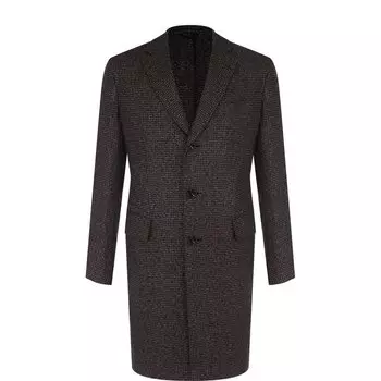 Однобортное пальто из кашемира Brioni