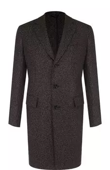 Однобортное пальто из кашемира Brioni