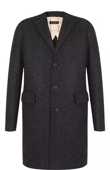 Однобортное пальто из смеси кашемира и шерсти Loro Piana