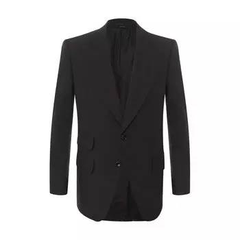 Однобортный пиджак из смеси шерсти и шелка Tom Ford