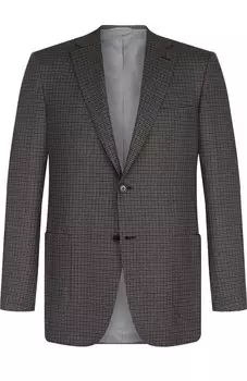 Однобортный шерстяной пиджак Brioni