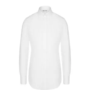Однотонная хлопковая блузка Loro Piana
