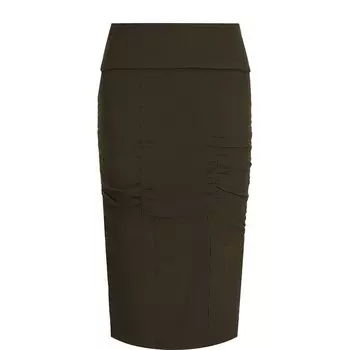 Однотонная юбка-карандаш с драпировкой Tom Ford