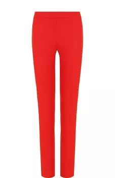 Однотонные брюки прямого кроя из шерсти La Perla