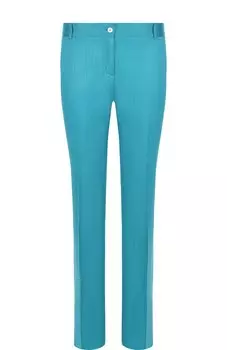 Однотонные брюки прямого кроя со стрелками Kiton
