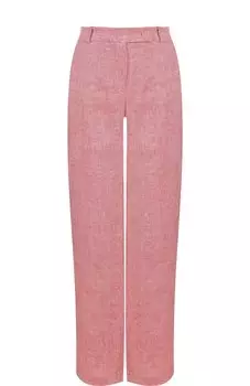 Однотонные льняные брюки с карманами Loro Piana