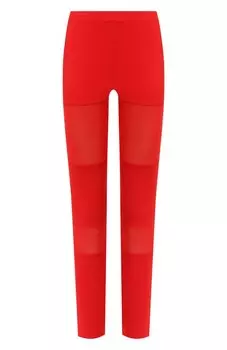 Однотонные леггинсы с перфорированными вставками NATAYAKIM