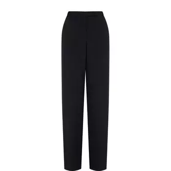 Однотонные расклешенные брюки из шелка Loro Piana