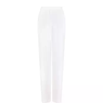 Однотонные расклешенные брюки из шелка Loro Piana