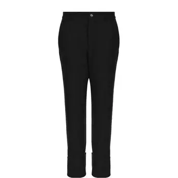 Однотонные шерстяные брюки с завышенной талией Yohji Yamamoto