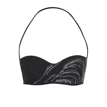 Однотонный бра с пайетками La Perla