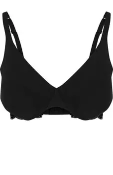 Однотонный хлопковый бюстгальтер La Perla