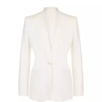 Однотонный приталенный жакет Kiton