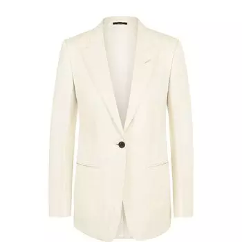 Однотонный приталенный жакет Tom Ford