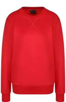 Однотонный пуловер из смеси хлопка и шелка Tom Ford