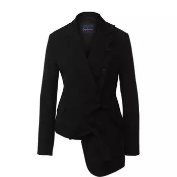 Однотонный шерстяной жакет Yohji Yamamoto