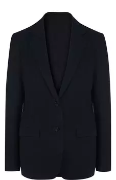 Однотонный жакет из смеси вискозы и льна Kiton