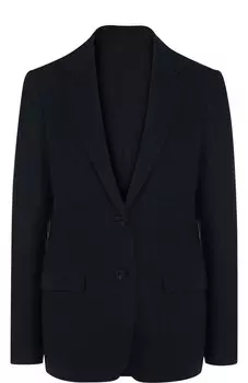 Однотонный жакет из смеси вискозы и льна Kiton